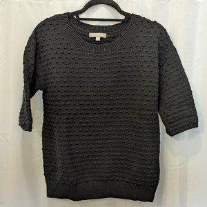 Banana Republic Black Bobble-Knit Sweater | M